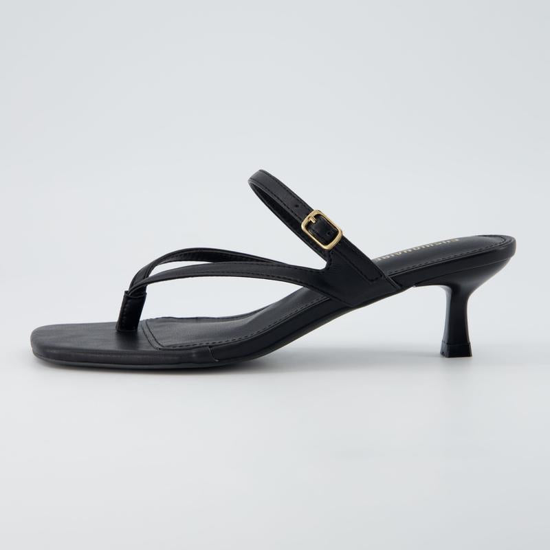 Cushionaire Women'S Madrid Strappy Kitten Heel Sandals