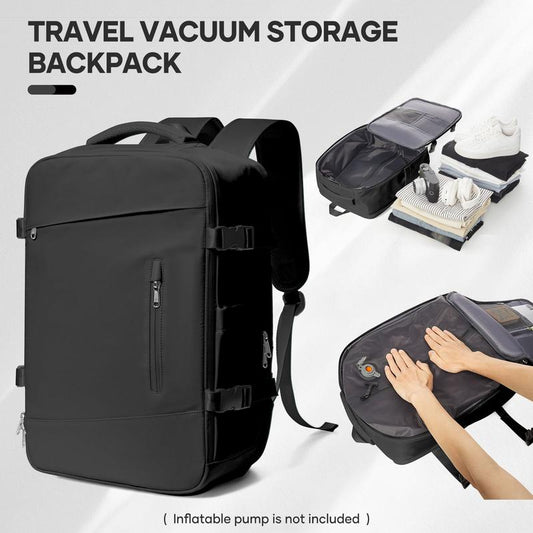 COOWOZ Carry on Vacuum Travel Backpack for Women Men,Large Airport Backpack with Shoe Compartment,Airplane Laptop Backpack