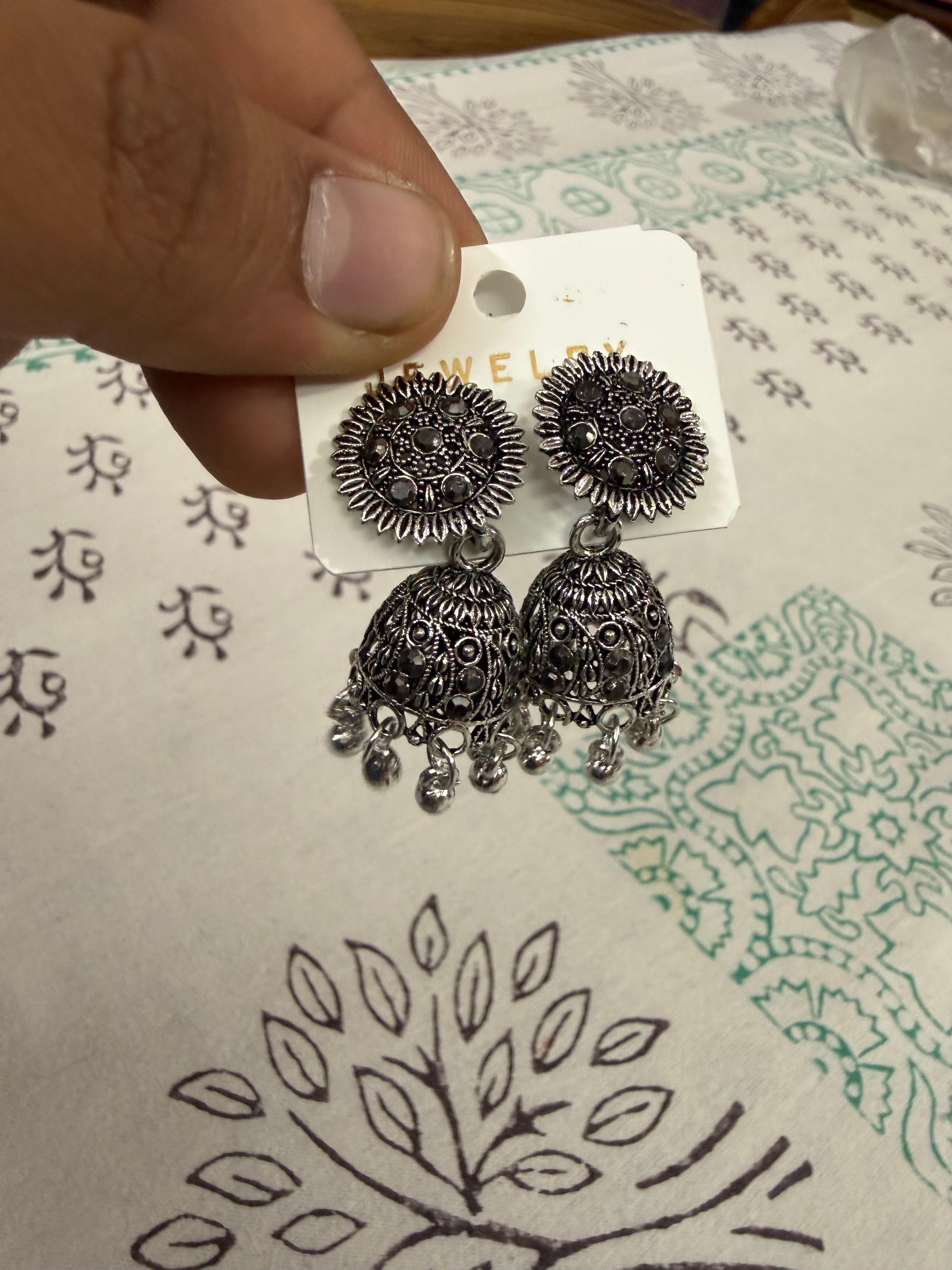 Latkan dome Shaped earings (Anti-Tarnish)